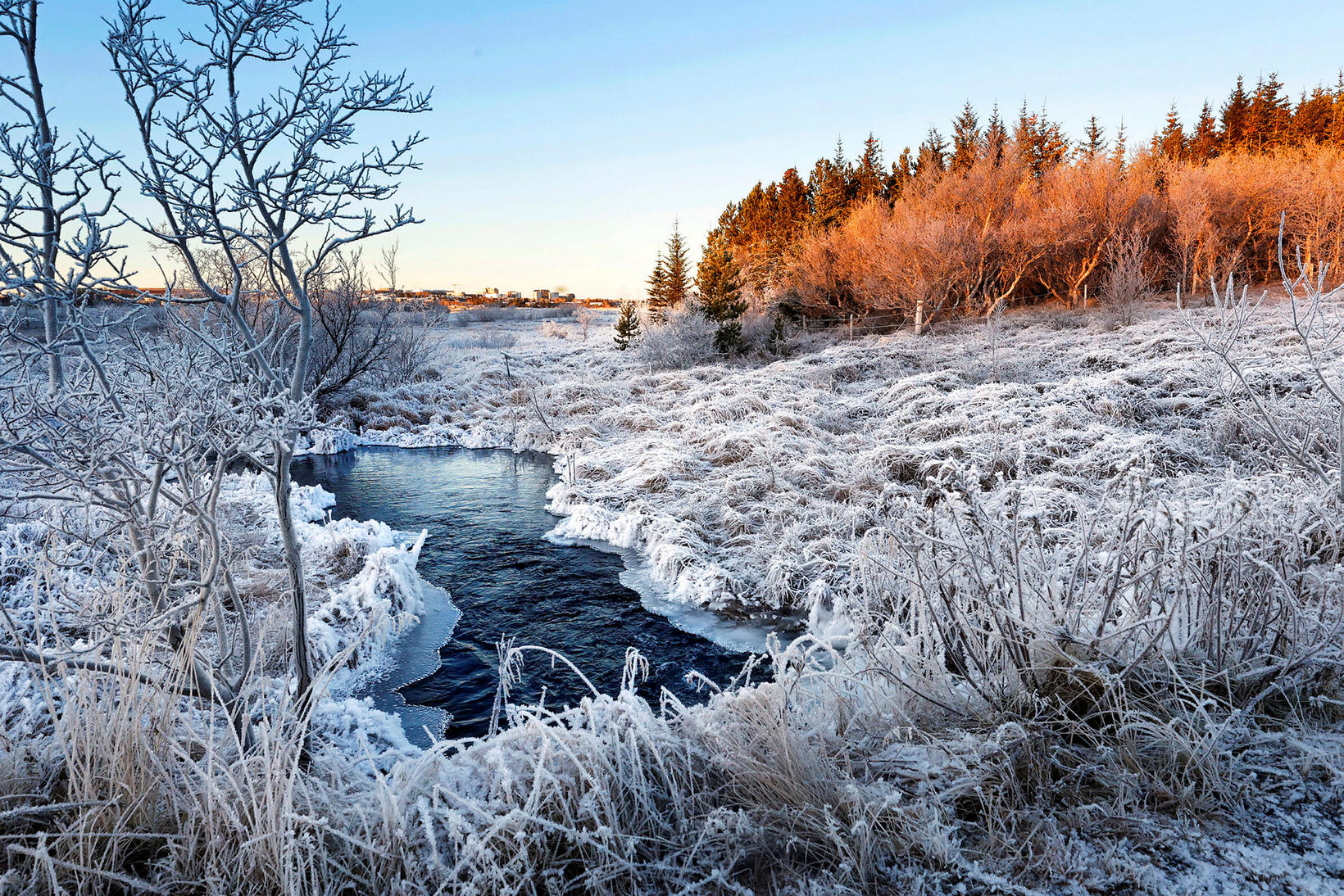Températures glaciales à Heidmörk.