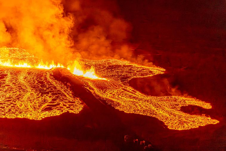 L'accumulation de magma a atteint le même niveau que le 14 janvier