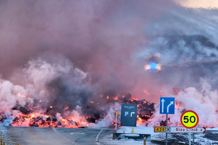 Le temps se refroidit sur la péninsule de Reykjanes