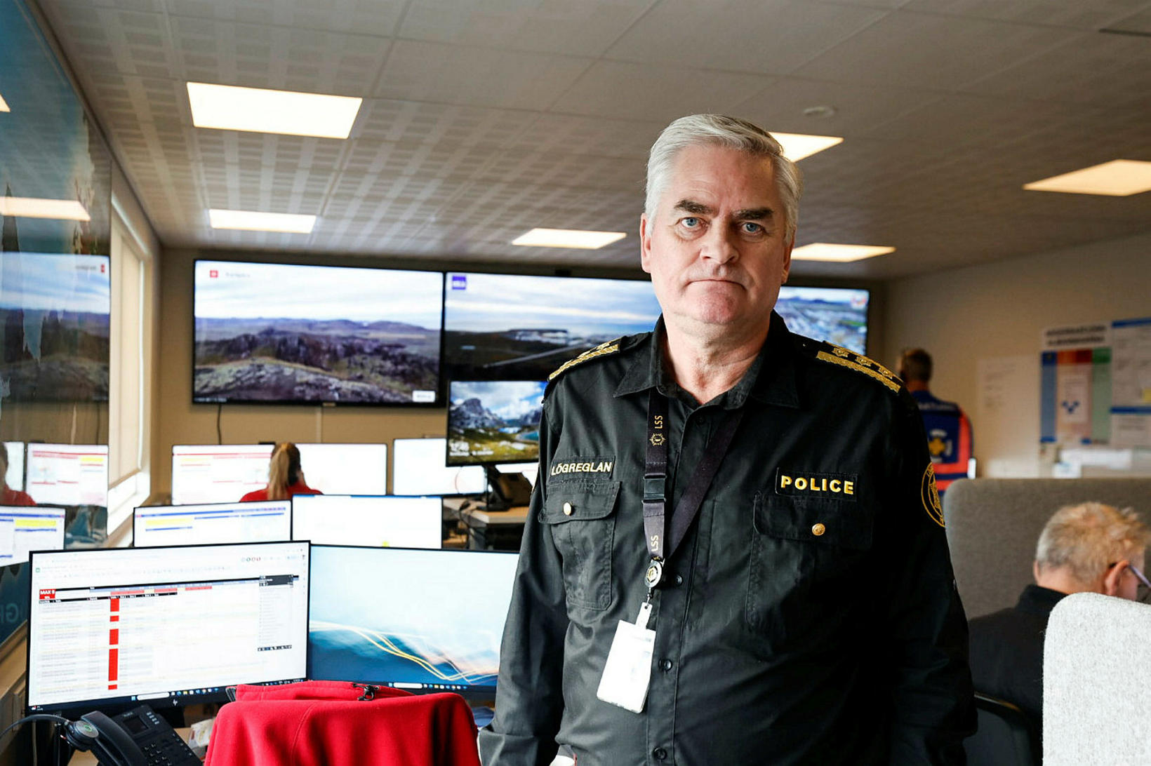 Úlfar Lúðvíksson, chef de la police de Suðurnes.