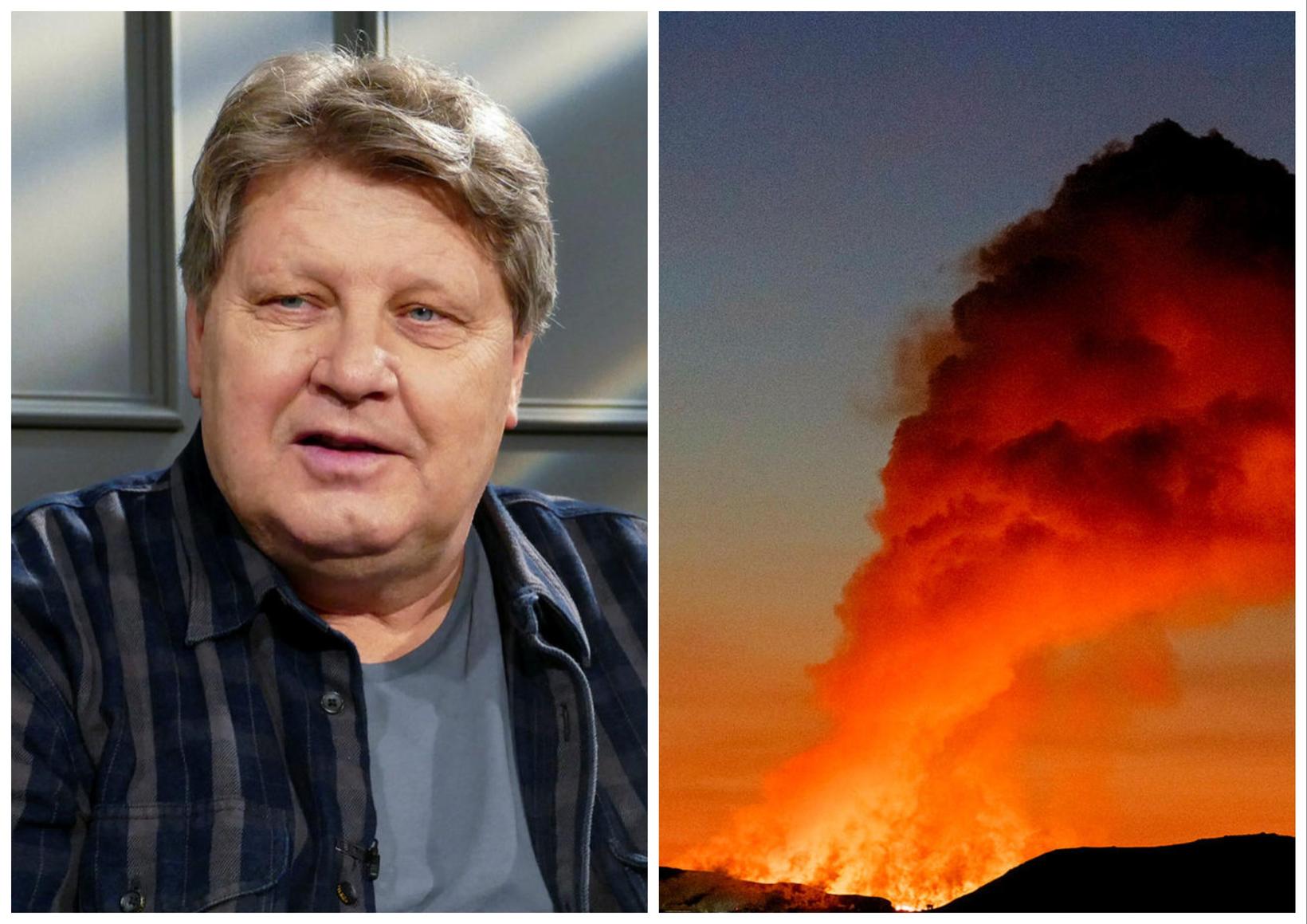 Le volcanologue de l'Université d'Islande, Þorvaldur Þórðarson, pense...