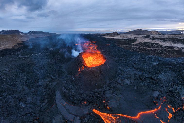 La chambre magmatique n’est pas aussi profonde qu’on le pensait auparavant