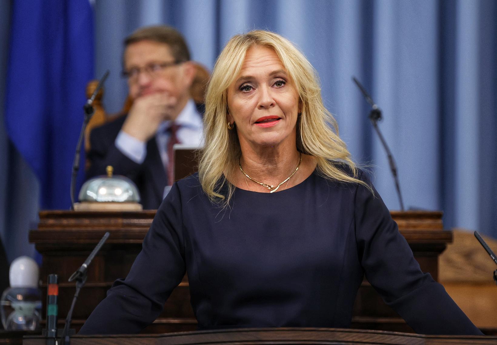 Þorgerður Katrín Gunnarsdóttir, présidente du Parti réformiste.