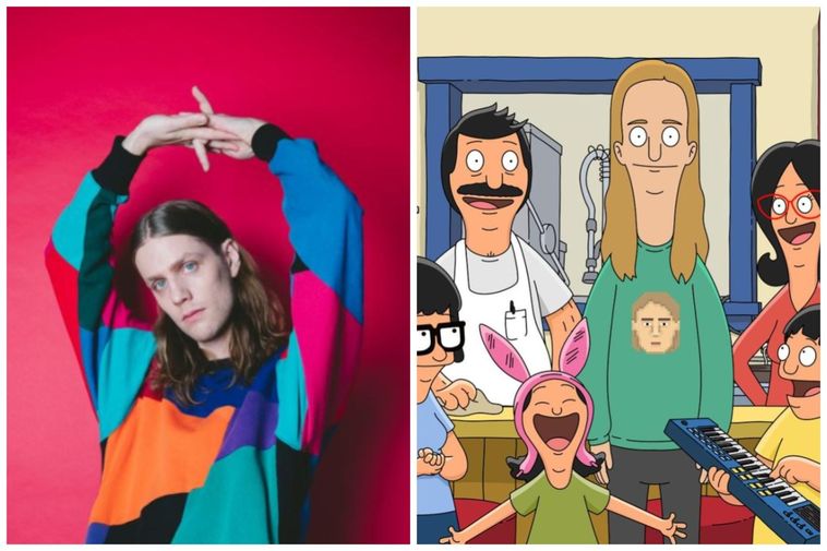 Daði Freyr dansant et chantant dans Bob's Burger