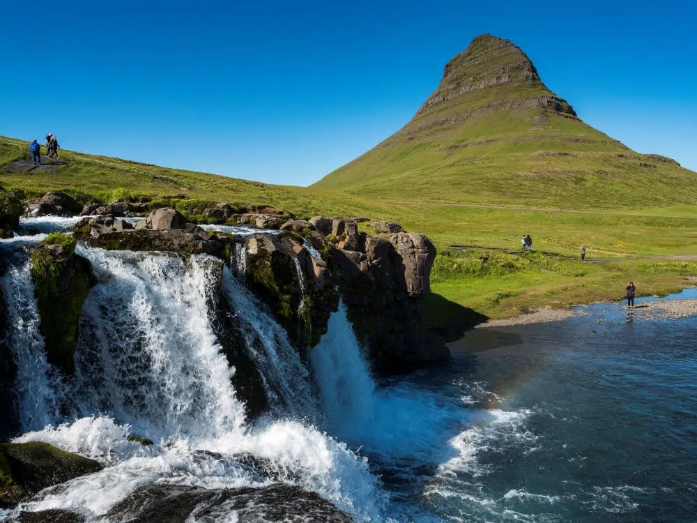 Kirkjufell mountain on the Snæfellsnes Peninsula