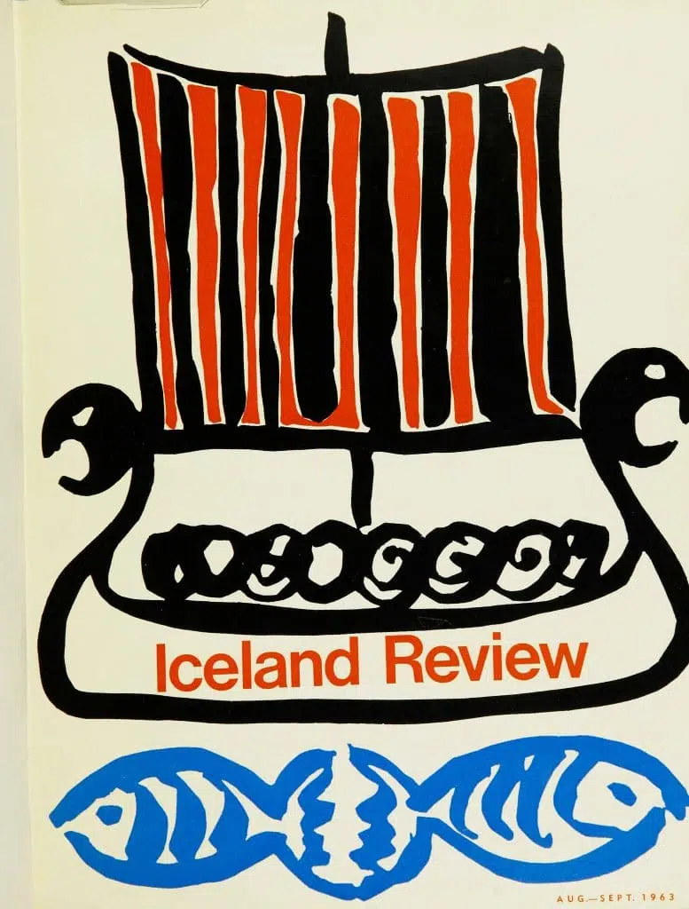 couverture de la revue islandaise de 1963