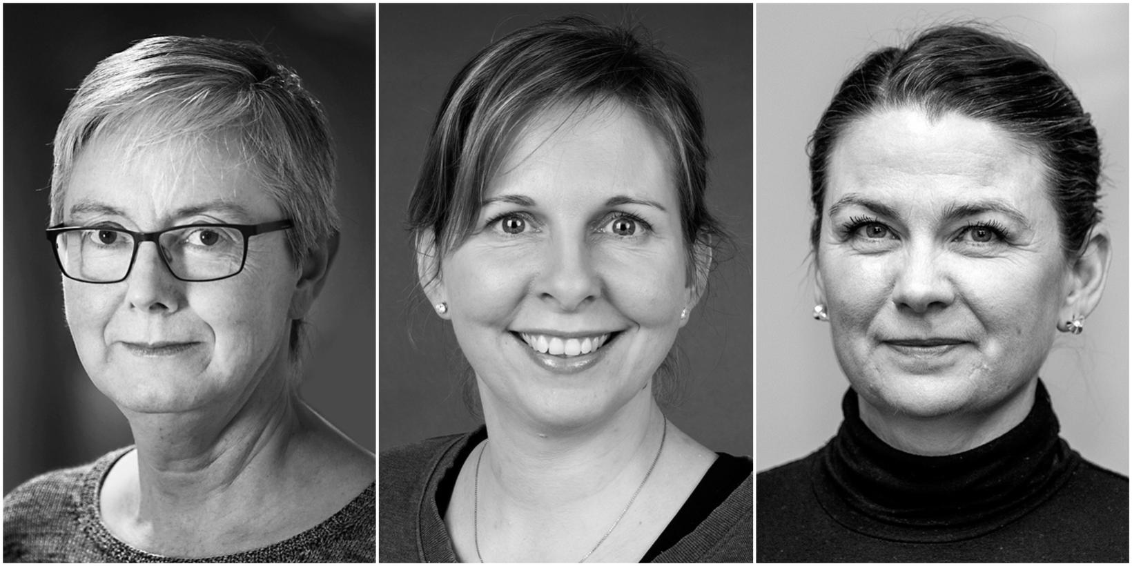 Hulda Hjartardóttir, médecin-chef de la maternité du Landspítali ;  Guðlaug Erla...