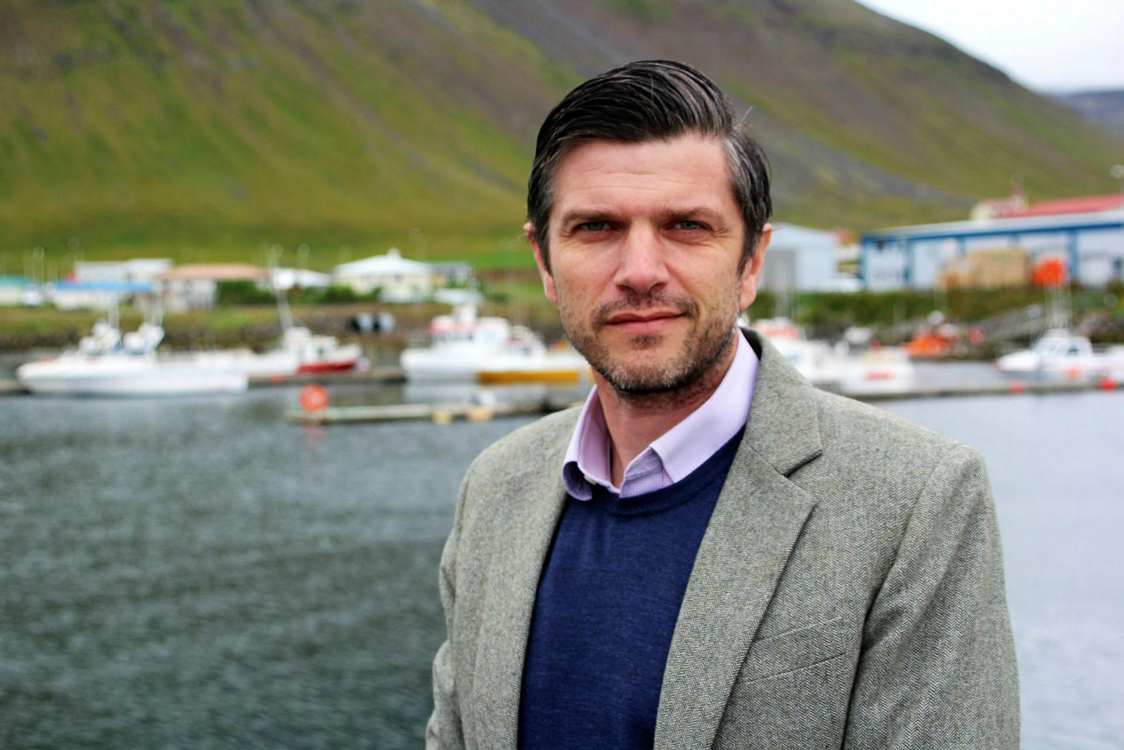 Jón Páll Hreinsson, maire de Bolungarvík.