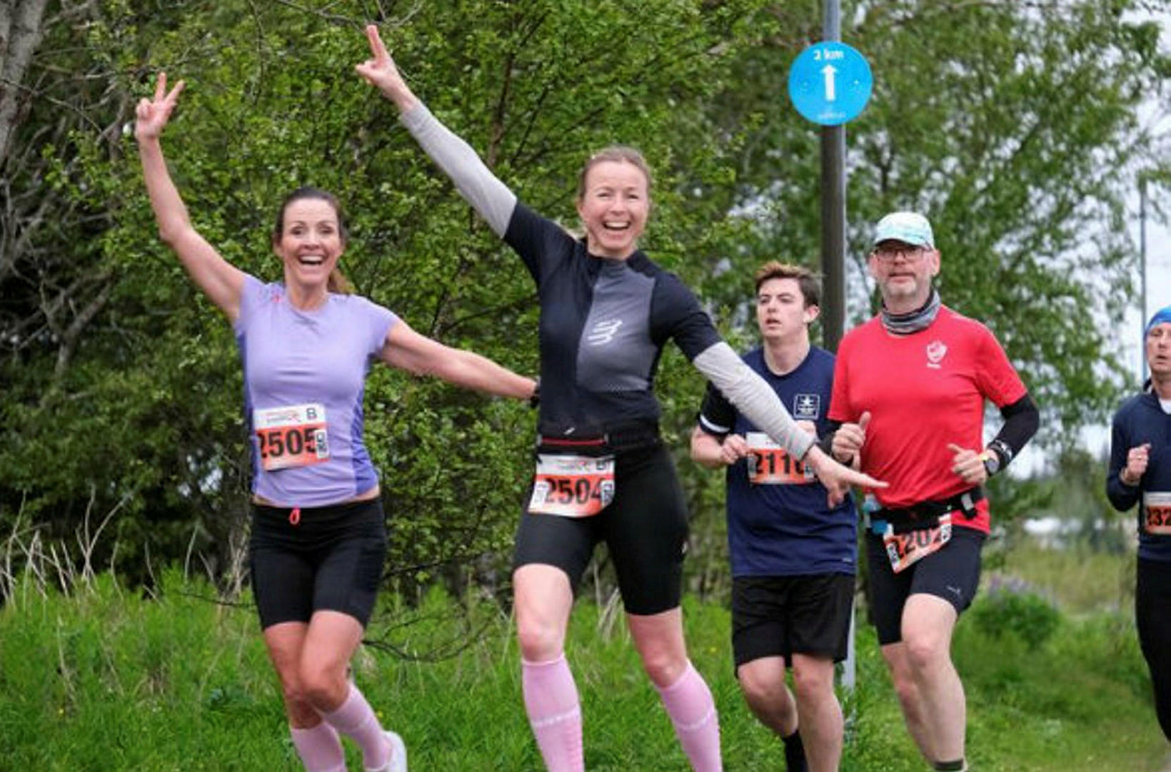 Rien de tel que de courir dans la nature.
