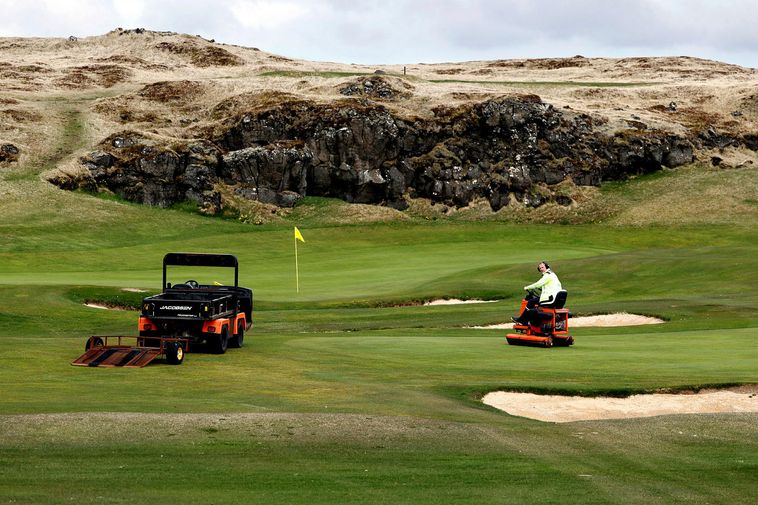 Parcours de golf de Grindavík : « C'est probablement le parcours de golf le plus sûr d'Islande »