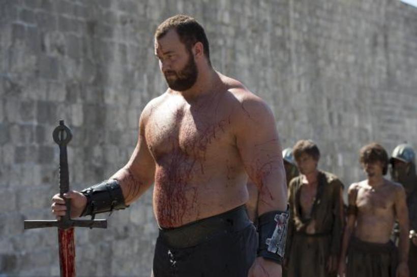 Björnsson dans son rôle de Gregor dans Games of Thrones…