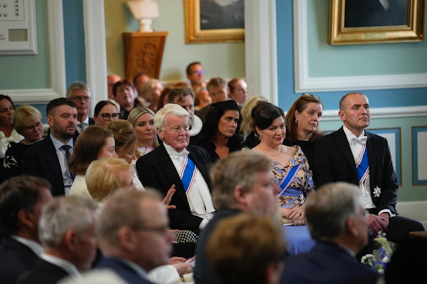 Ólafur Ragnar Grímsson, ancien président de l'Islande avec Eliza Red...