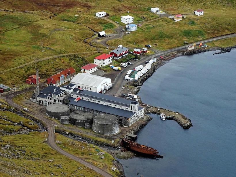 Vue sur Djúpavík.