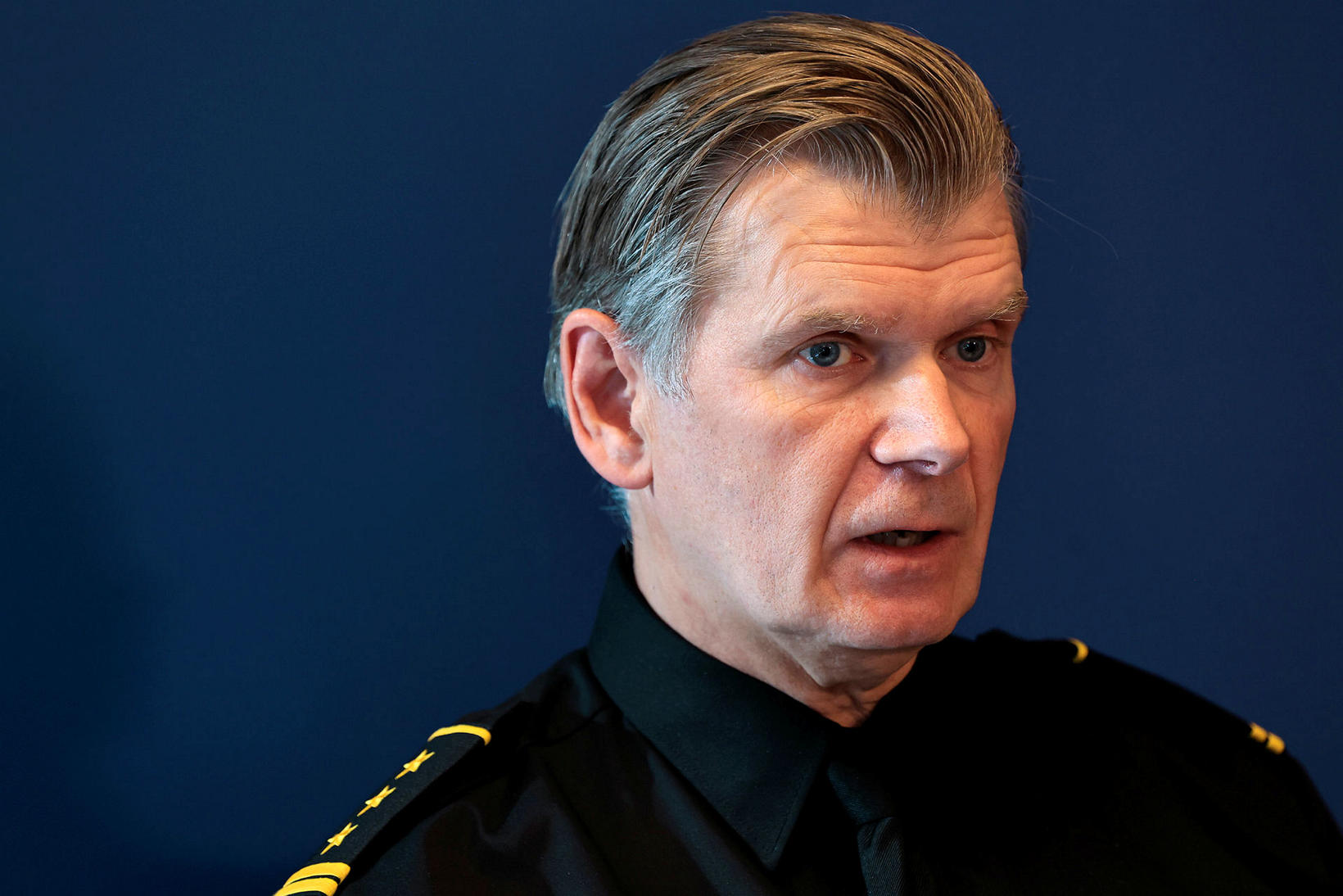 Grímur Grímsson, officier supérieur de la police centrale d'enquête.