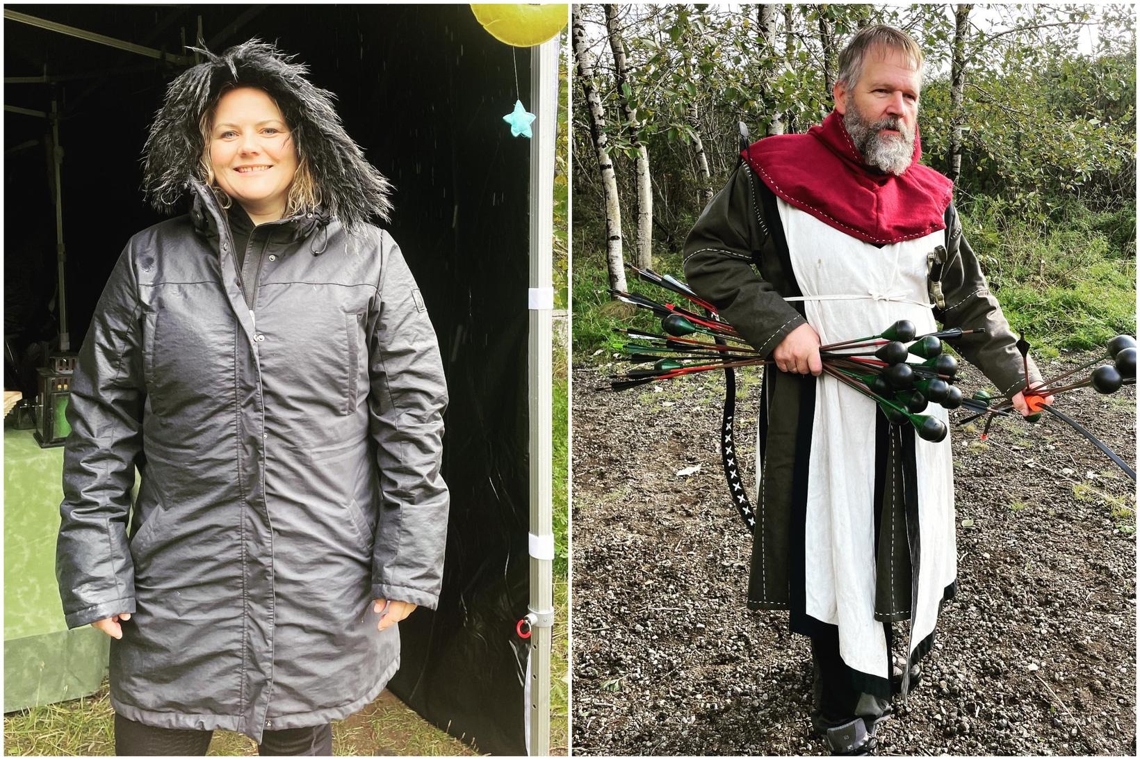 Soffía Elín Sigurðardóttir, psychologue et Helgi Thor Steingrímsson, expert GN.