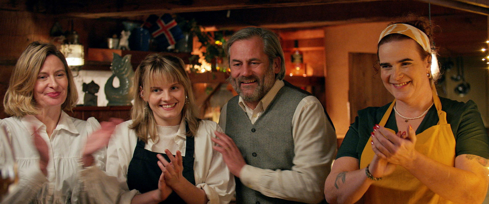 Sara Dögg Ásgeirsdóttir, Vigdís Hafliðadóttir, Björn Jörundur Friðbjörnsson et Arna...