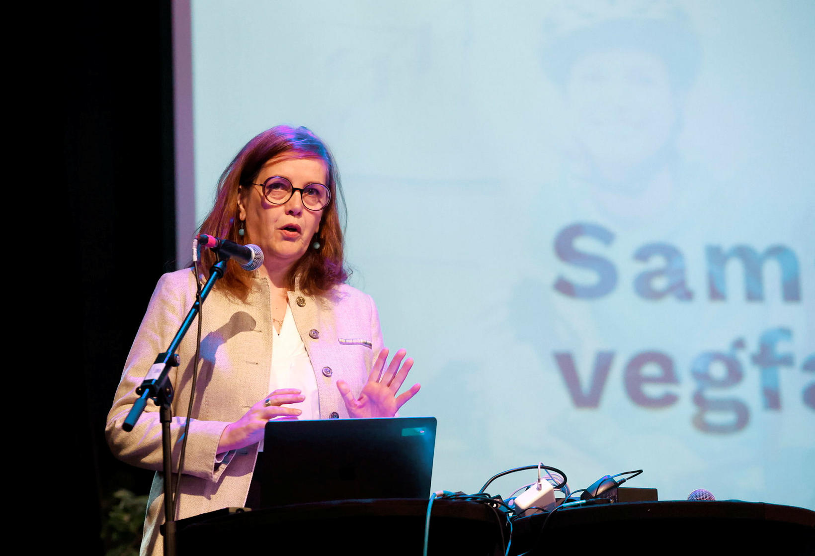Svandís Svavarsdóttir, ministre de l'Infrastructure, est le seul candidat à...