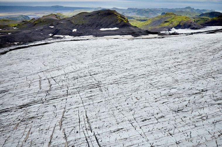 Le plus grand tremblement de terre de l'année sur le glacier Mýrdalsjökull