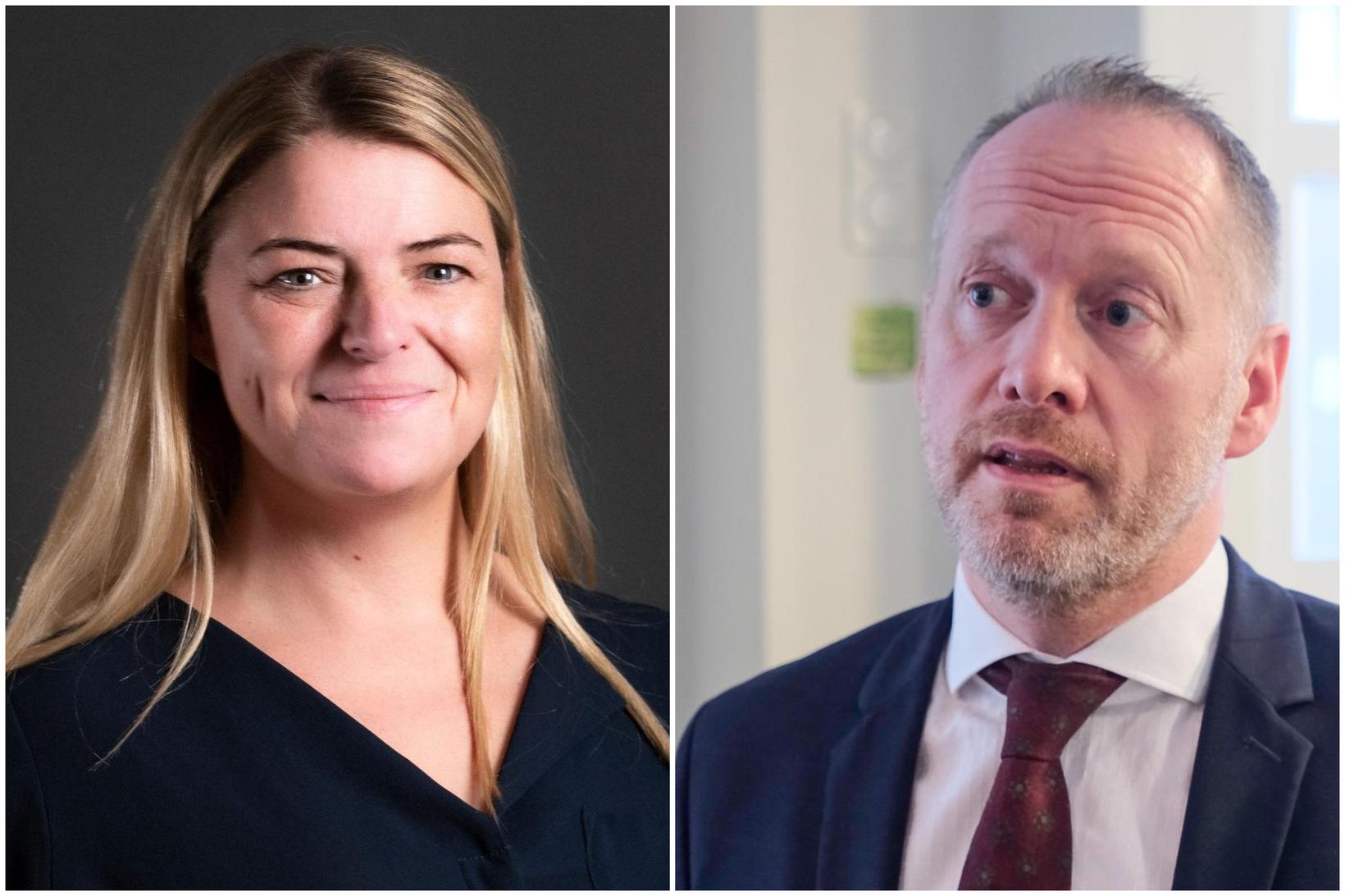 Jódís Guðmundsdóttir et Guðmundur Ingi Guðbrandsson sont en compétition pour le titre…