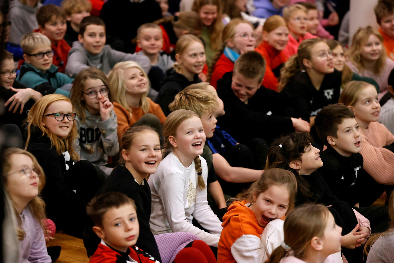 Il y avait une grande excitation dans l’auditorium de l’école Áslandsskóli…
