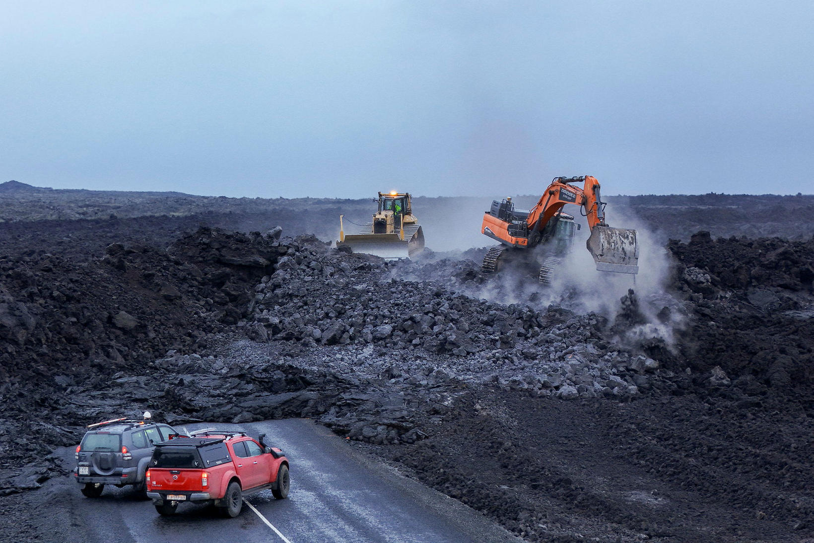 Le tronçon de route qui sera dégagé est d’environ…