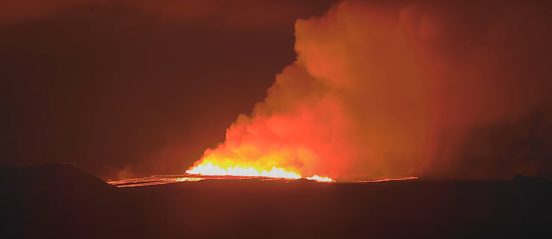 Reykjanes eruption in November of 2024