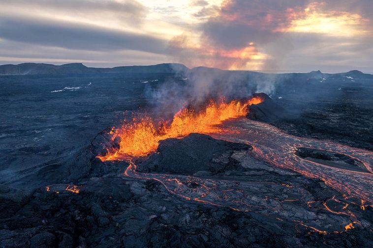 Pollution volcanique détectée à Grindavík