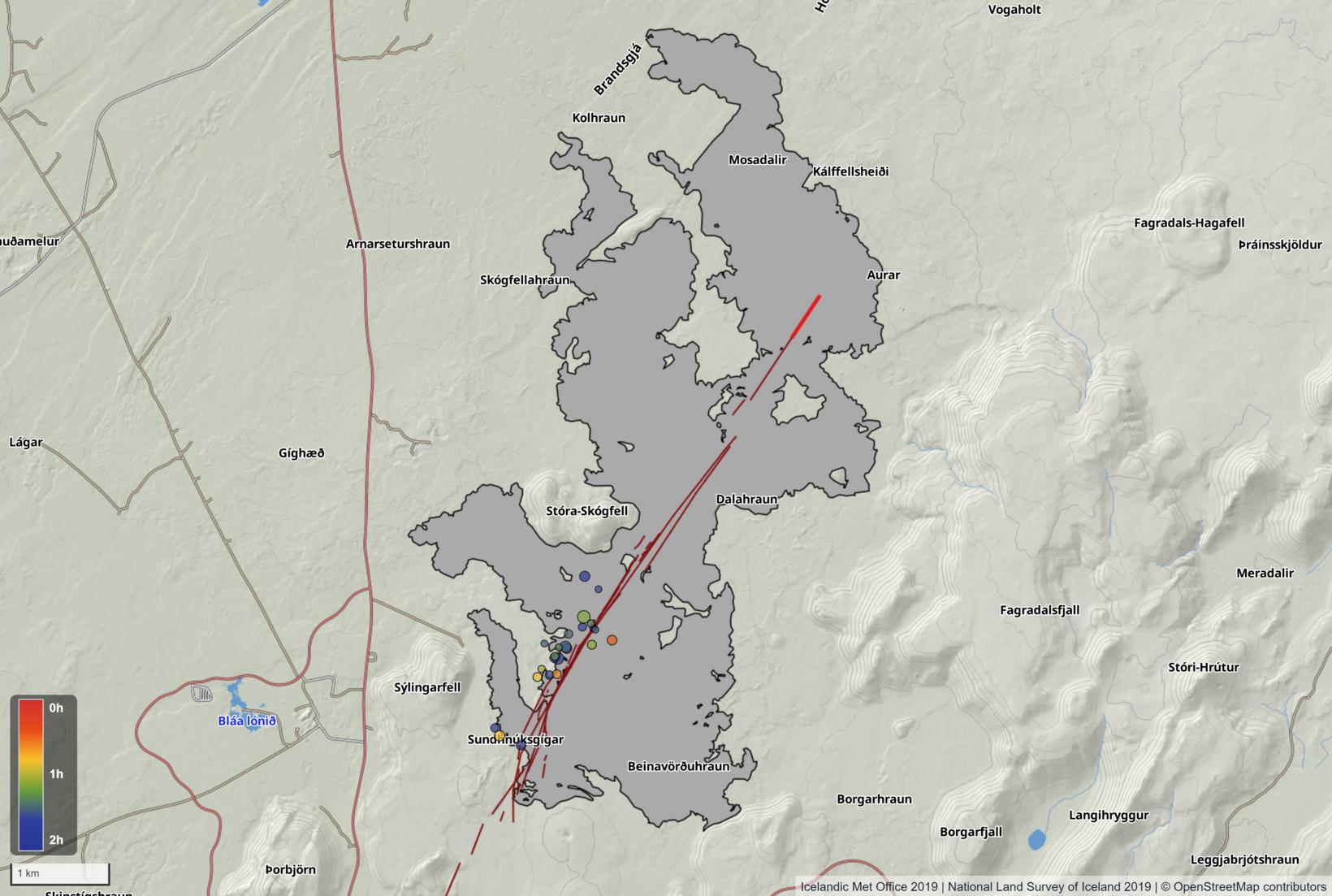 La carte montre la localisation des tremblements de terre entre 2 et …