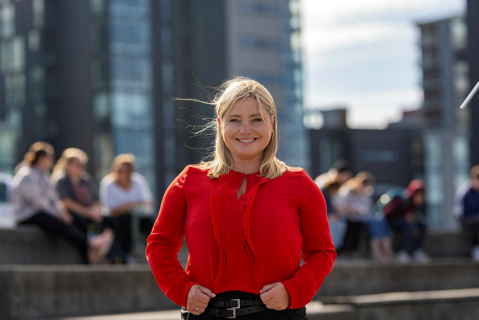 Lilja Alfredsdóttir, ministre de la Culture et du Commerce.