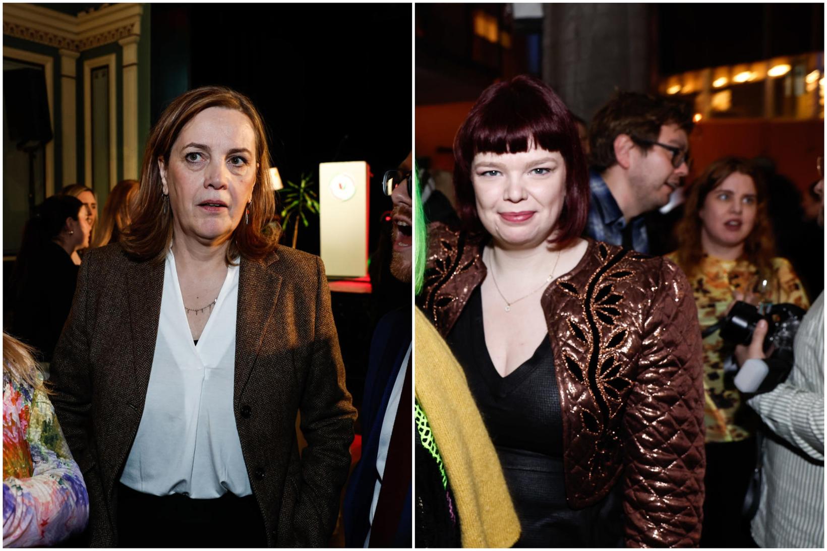 Svandís Svavarsdóttir président du Mouvement Gauche-Vert et Þórhildur Sunna...