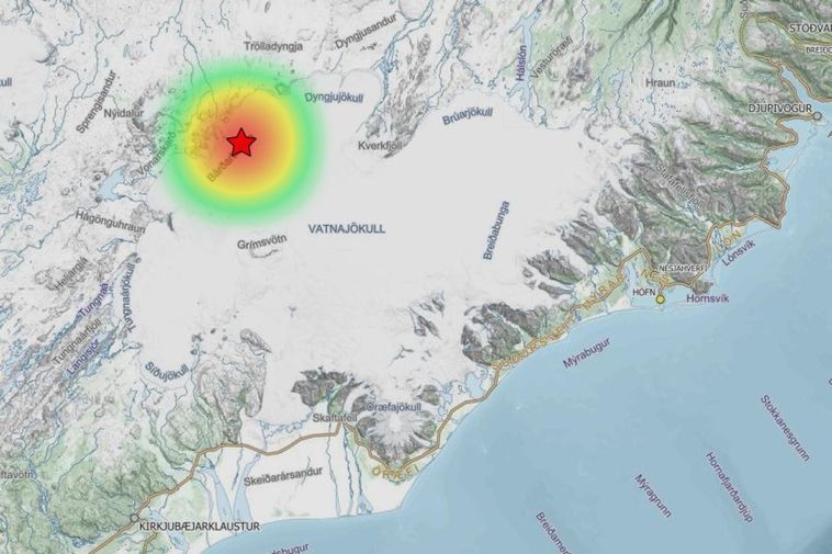 Bárðarbunga tremble
