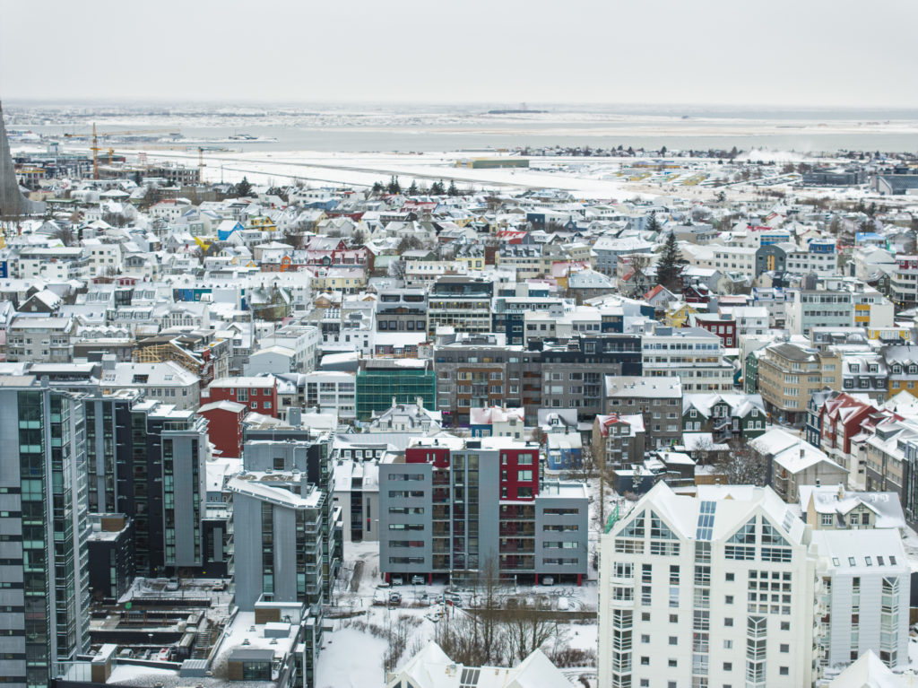 Reykjavík vu d'en haut, crise du logement Islande