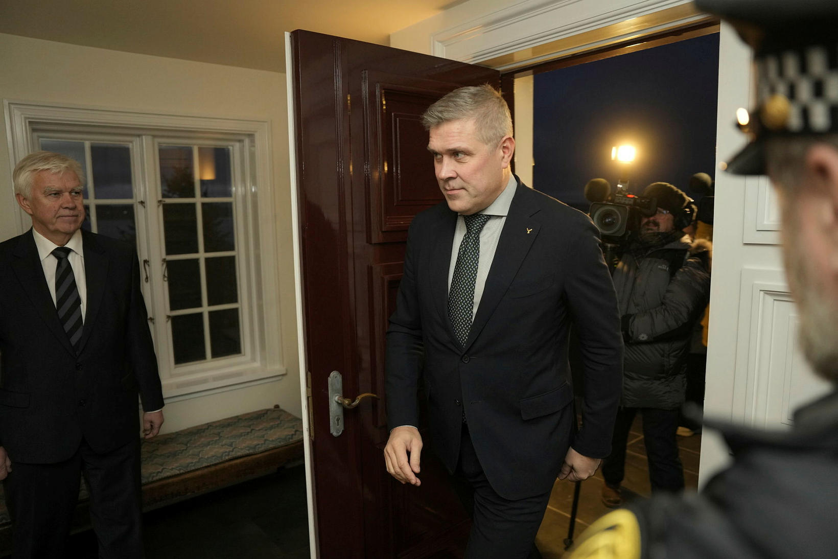 Bjarni Benediktsson viendra à la réunion ce matin.