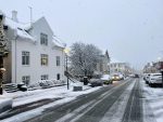 Neige à reykjavík