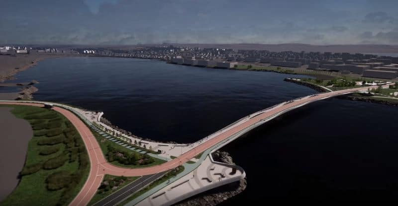 Cérémonie d'inauguration des travaux du pont de Fossvogur demain