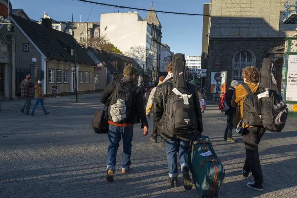 Ondes ondes d'Islande