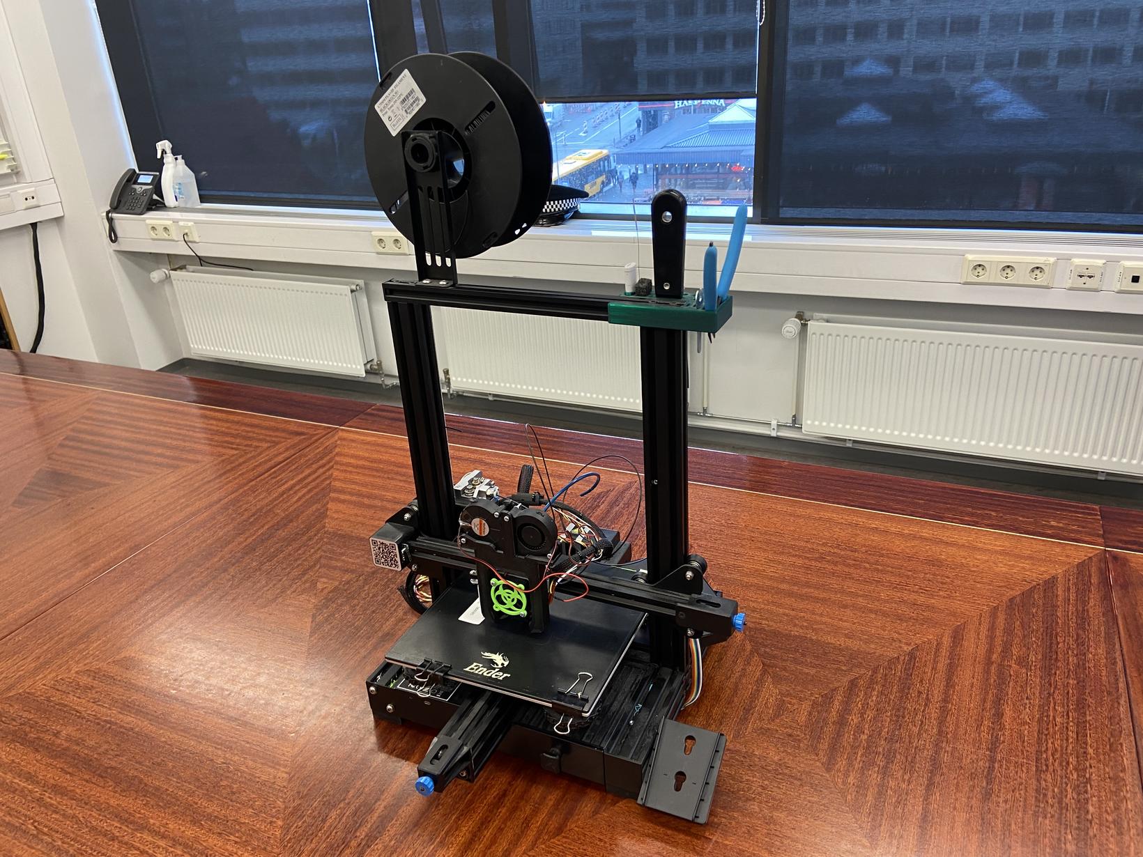 Une imprimante 3D a été saisie par la police.
