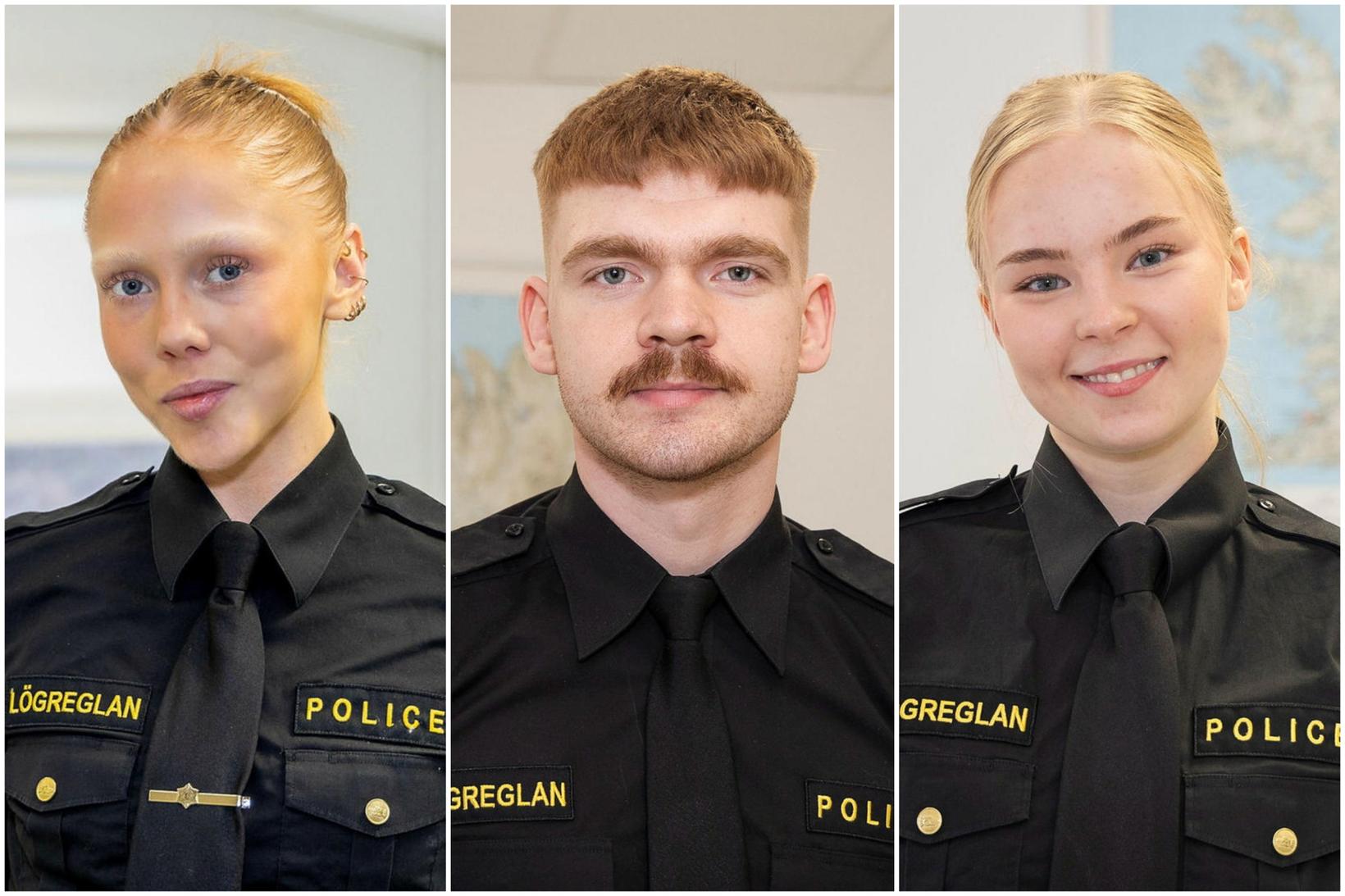 Jónsdóttir, Davíðsson et Halldórsdóttir.
