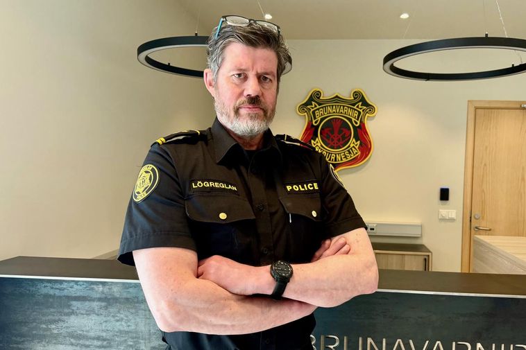 Tunman arrêté lors de l'évacuation de Grindavík