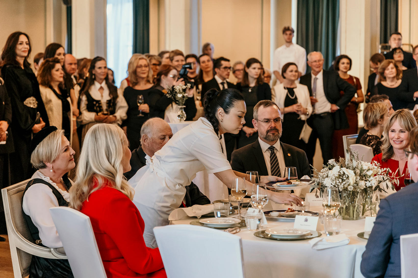 La magnificence était primordiale, et le capitaine de l'équipe nationale, Snædís…