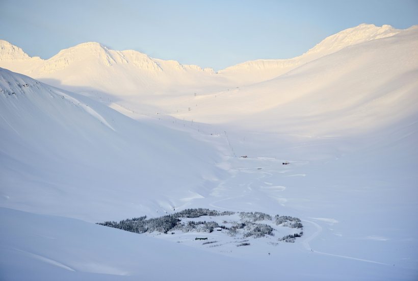 Skarðsdalur à Siglufjörður. Il abrite l'un des…