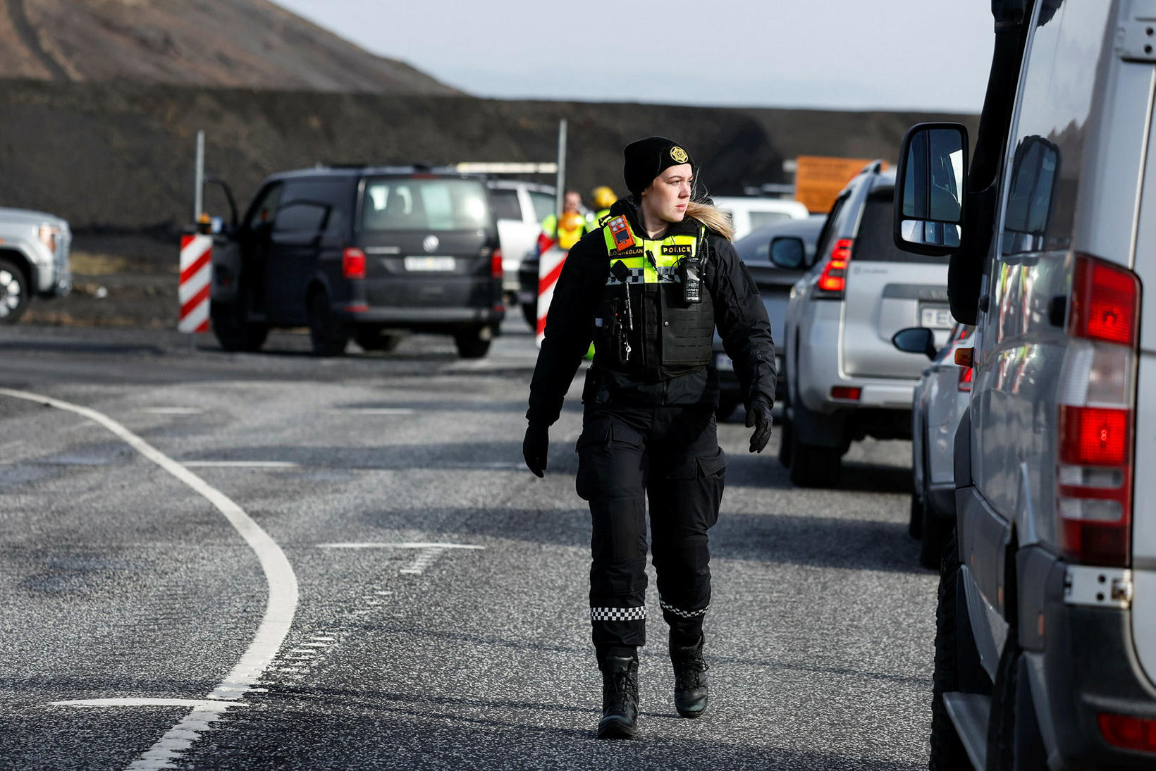 Grindavík a été évacué ce matin.