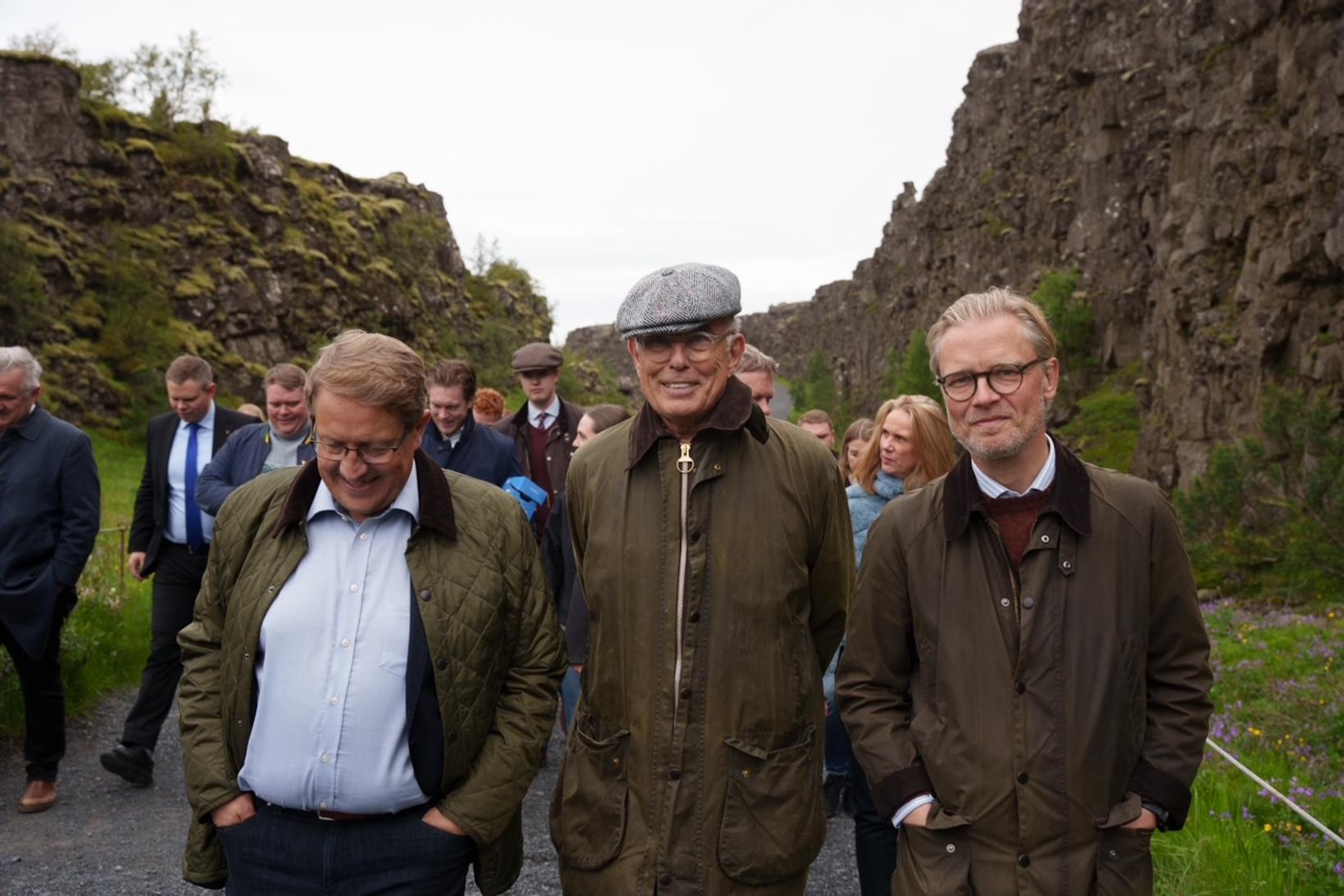 Le Young Independence Party (SU) a été fondé à Hvannagjá, où…