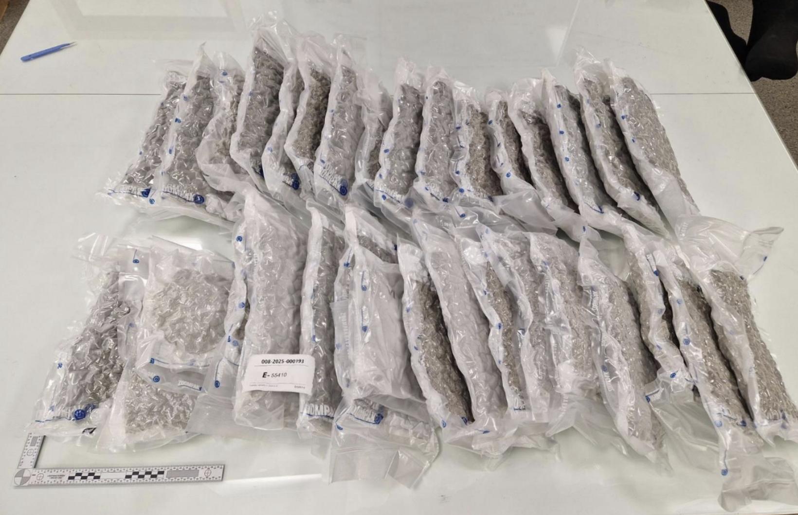 La police de Suðurnes a saisi 109,648 kg de cannabis…