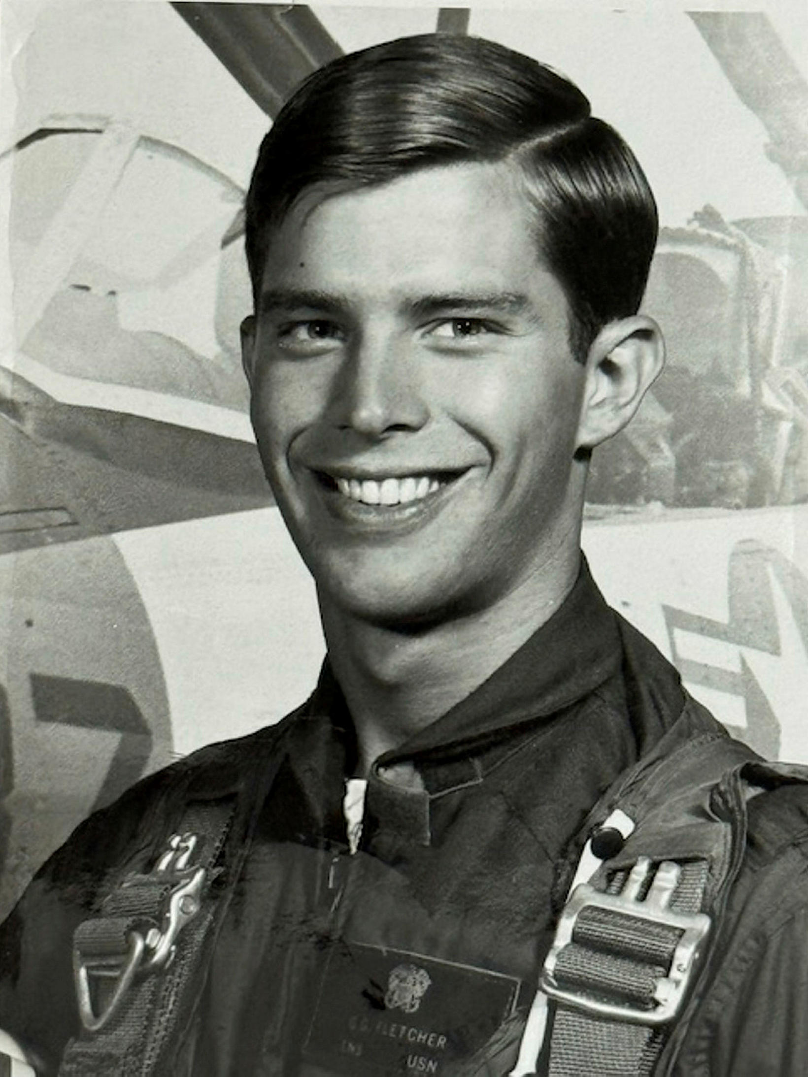 Fletcher avait 26 ans lorsqu'il s'est écrasé dans l'avion.