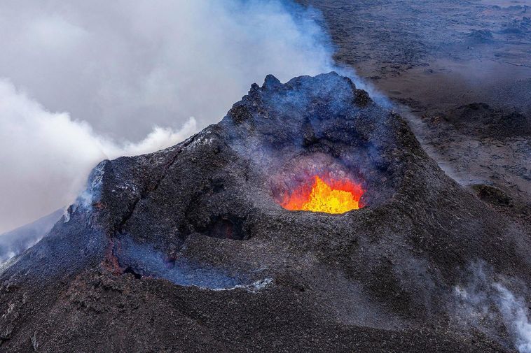 Le volume de magma est désormais supérieur à celui d'avant la dernière éruption