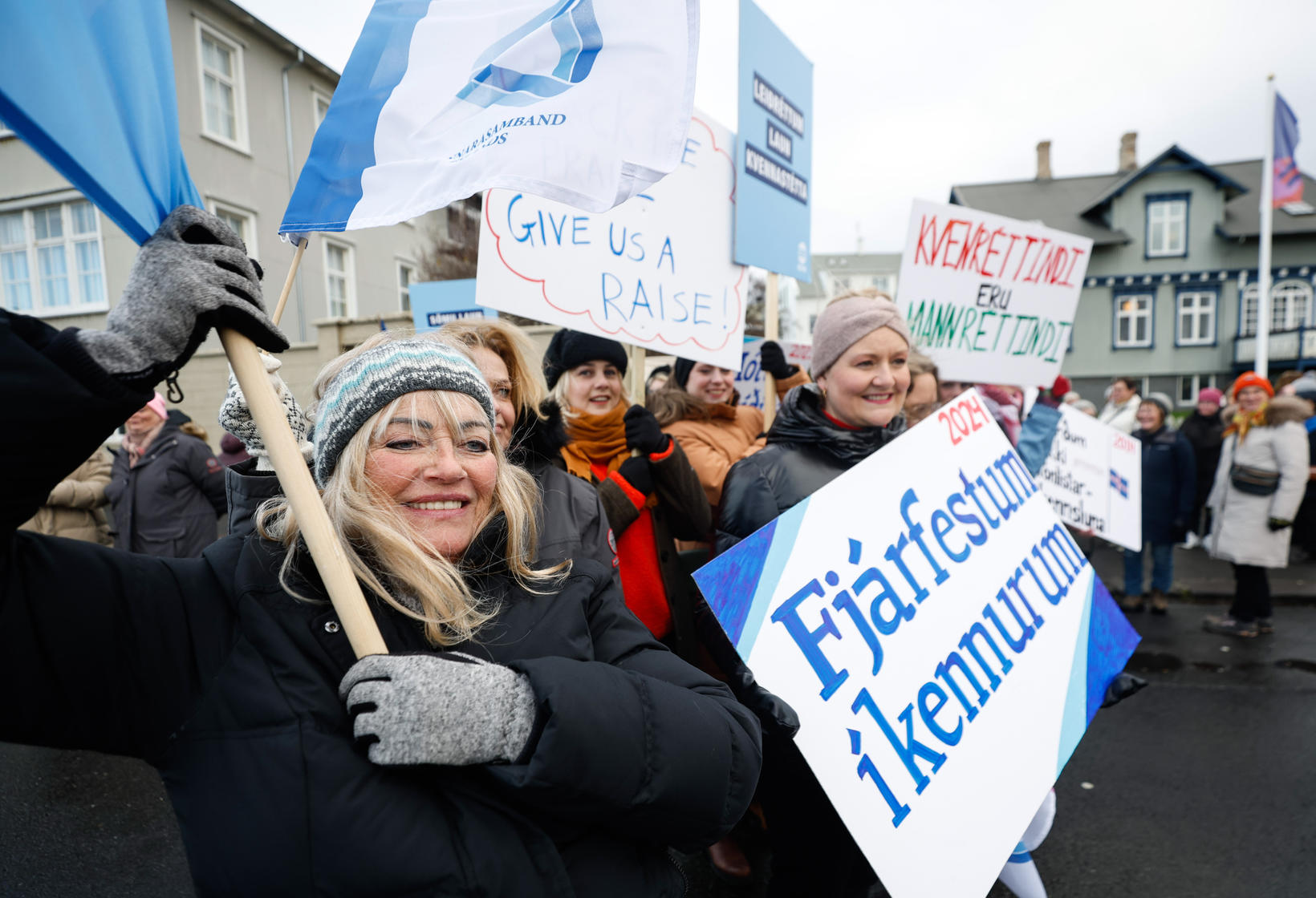 Les professeurs islandais’ Union a participé à la promenade historique…